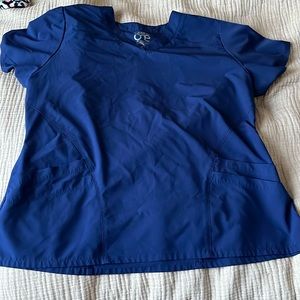 Navy barco one scrub top